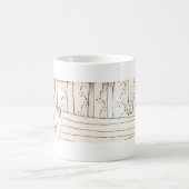 Gespenstische Katze Kaffeetasse (Mittel)