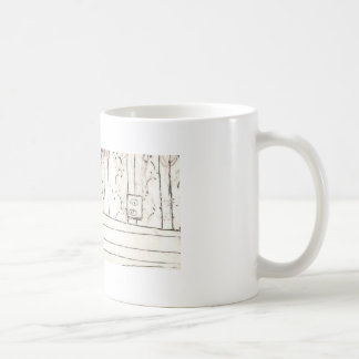 Gespenstische Katze Kaffeetasse