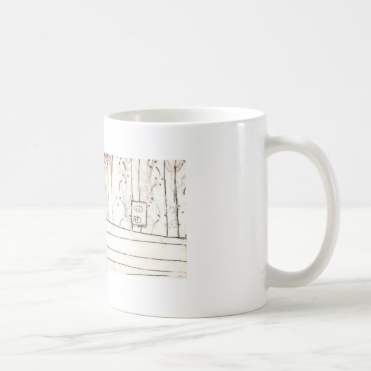 Gespenstische Katze Kaffeetasse (Rechts)