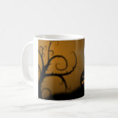 Gespenstische Kürbis-Tasse! Kaffeetasse (Vorderseite Links)