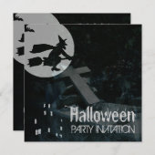 Gespenstische NachtHalloween-Party-Einladung Einladung (Vorne/Hinten)