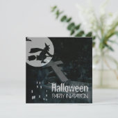Gespenstische NachtHalloween-Party-Einladung Einladung (Stehend Vorderseite)