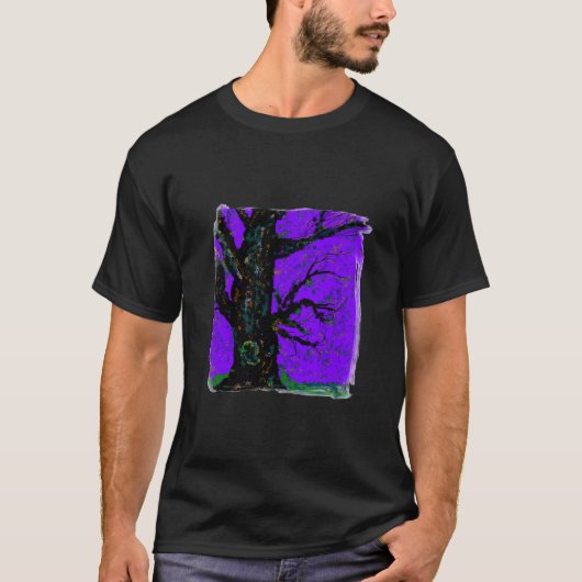 Gespenstischer Baum T-Shirt (Vorderseite)