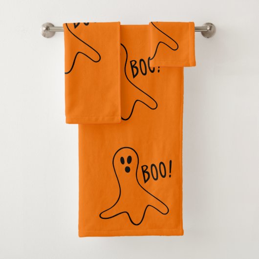 Gespenstischer Geist 4Joey Halloweens Badhandtuch Set (Insitu)