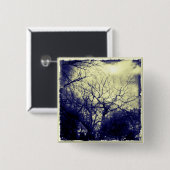 Gespenstischer Knopf des Baum-3 Button (Vorne & Hinten)