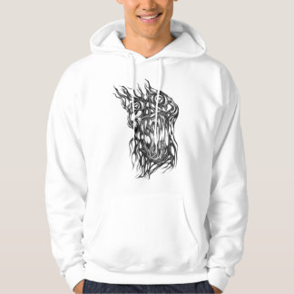 Gespenstischer Schädel, Meyhaam Kunst Hoodie