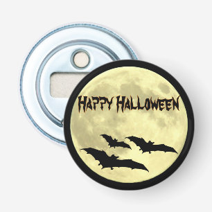 Gespenstischer Vollmond und Schläger Halloween Flaschenöffner