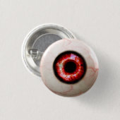 Gespenstisches Auge - Halloween Button (Vorne & Hinten)
