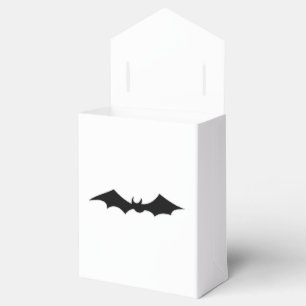 Gespenstisches Bild des schwarzen Schlägers Geschenkschachtel