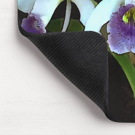 Gespenstisches Cattleyas Mousepad (Ecke)