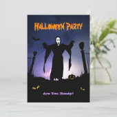 Gespenstisches Einladung (Stehend Vorderseite)