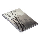 Gespenstisches Friedhofs-Notizbuch Notizblock (Rechte Seite)