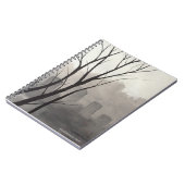 Gespenstisches Friedhofs-Notizbuch Notizblock (Linke Seite)