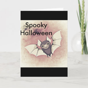 Gespenstisches Halloween Karte