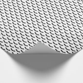 Gespenstisches Halloween-Schläger-Druck-Papier Geschenkpapier (Ecke)