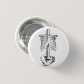 Gespenstisches Knopf-Button der Skeleton Button (Vorne & Hinten)