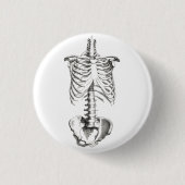 Gespenstisches Knopf-Button der Skeleton Button (Vorderseite)