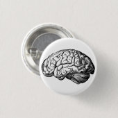 Gespenstisches Knopf-Button des menschlichen Button (Vorne & Hinten)