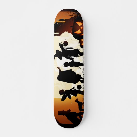 Gespenstisches Skateboard Halloweens (Vorne)