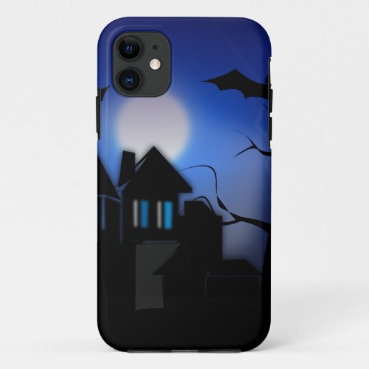 Gespenstisches Spuk Haus Halloweens mit Schlägern Case-Mate iPhone Hülle (Rückseite)