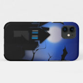 Gespenstisches Spuk Haus Halloweens mit Schlägern Case-Mate iPhone Hülle (Rückseite (Horizontal))