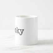 Gespenstisches Weiß 11 Unze-Klassiker-Tasse Kaffeetasse (Mittel)