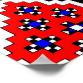 Gespiegeltes Mosaik ( Klein ) Poster (Ecke)