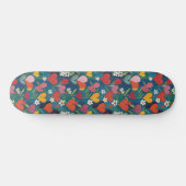 Gespielte Herzen floral Skateboard (Horizontal)