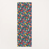 Gespielte Herzen floral Yogamatte (Vorderseite)