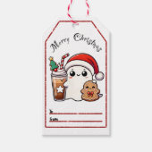 Gespielte Weihnachtsmarken Geschenkanhänger (Vorderseite)