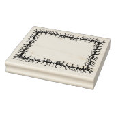 Gespitzter Rahmen aus gegrillten Zweigen für Handw Gummistempel (Stempel)