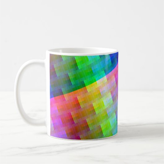 gesponnene Farben Kaffeetasse (Links)