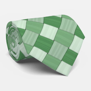 Gesponnene Frühlings-Grün-Diagonalfliesen Krawatte
