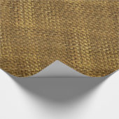 Gesponnene Grasmatte Geschenkpapier (Ecke)