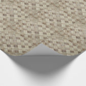 Gesponnene Palmen-Mattierung Geschenkpapier (Ecke)