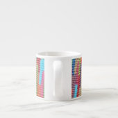 Gesponnene Skylinegroße Espresso-Tasse Espressotasse (Rückseite)