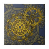 Gesponnene Uhrwerk-Fliese Fliese (Vorderseite)