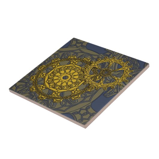 Gesponnene Uhrwerk-Fliese Fliese (Seite)