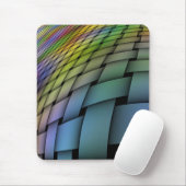 Gesponnener verworfener Regenbogen Mousepad (Mit Mouse)