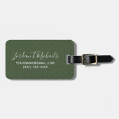 Gesponnenes keltisches Knoten-Muster Gepäckanhänger (Vorderseite horizontal)