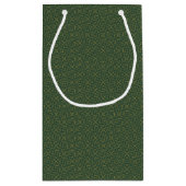 Gesponnenes keltisches Knoten-Muster Kleine Geschenktüte (Rückseite)