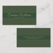 Gesponnenes keltisches Knoten-Muster Visitenkarte (Vorne/Hinten)