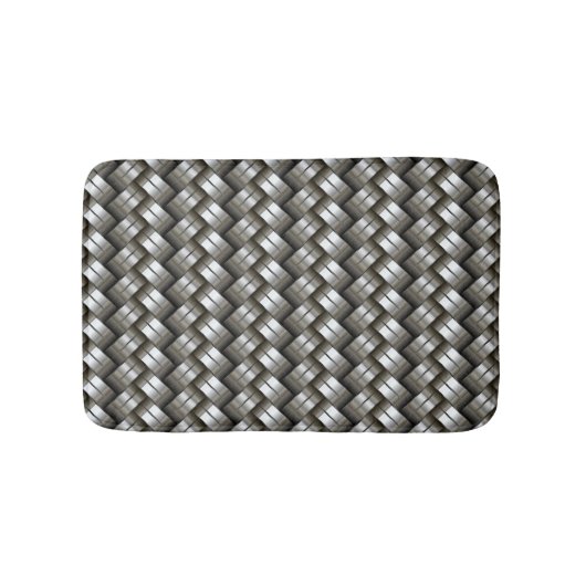 Gesponnenes Metallmuster Badematte (Vorderseite)