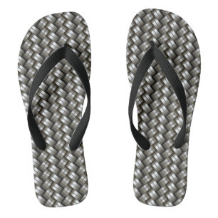 Gesponnenes Metallmuster Badesandalen