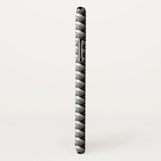 Gesponnenes Metallmuster Case-Mate iPhone Hülle (Hinten/Rechts)