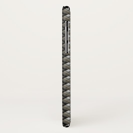 Gesponnenes Metallmuster Case-Mate iPhone Hülle (Hinten/Links)