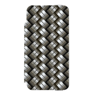 Gesponnenes Metallmuster Incipio Watson™ iPhone 5 Geldbörsen Hülle