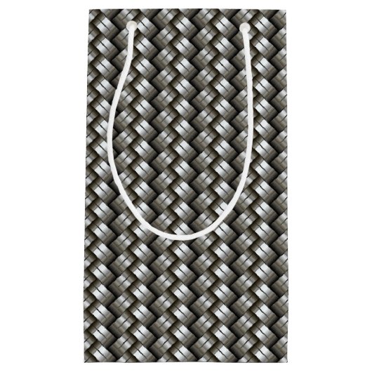 Gesponnenes Metallmuster Kleine Geschenktüte (Vorderseite)