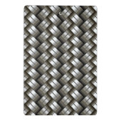 Gesponnenes Metallmuster Mini Klemmbrett (Rückseite)