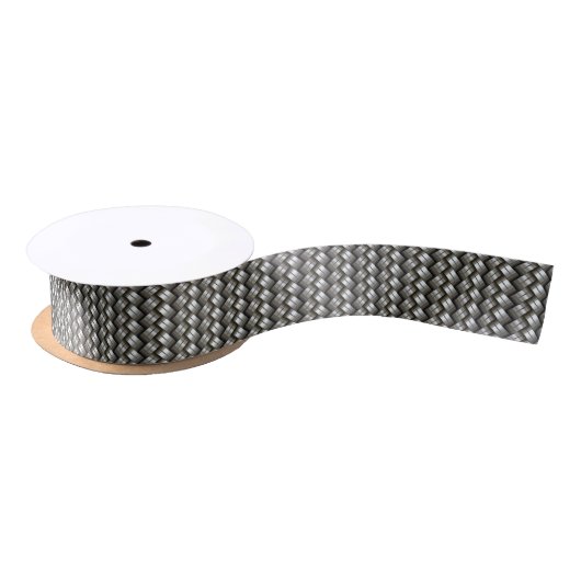 Gesponnenes Metallmuster Satinband (Spule)